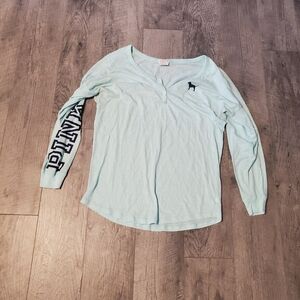 Vs pink long sleeve shirt